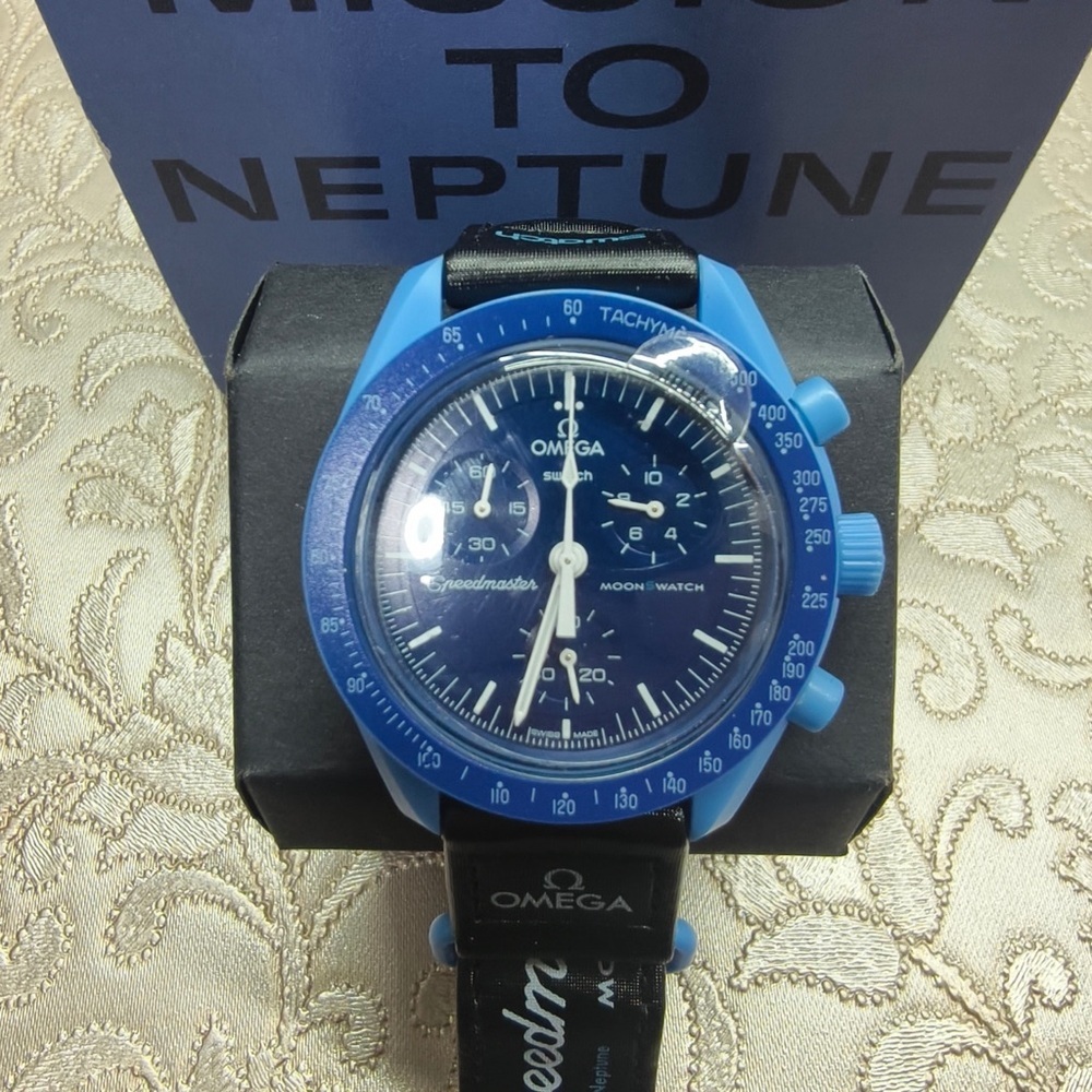 Omega x Swatch MoonSwatch – Neptune Edition